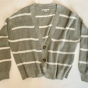 American Eagle Striped Cardigan